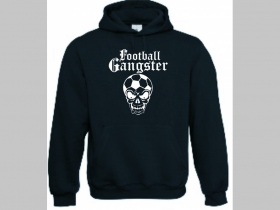 Football Gangster   mikina s kapucou stiahnutelnou šnúrkami a klokankovým vreckom vpredu 
